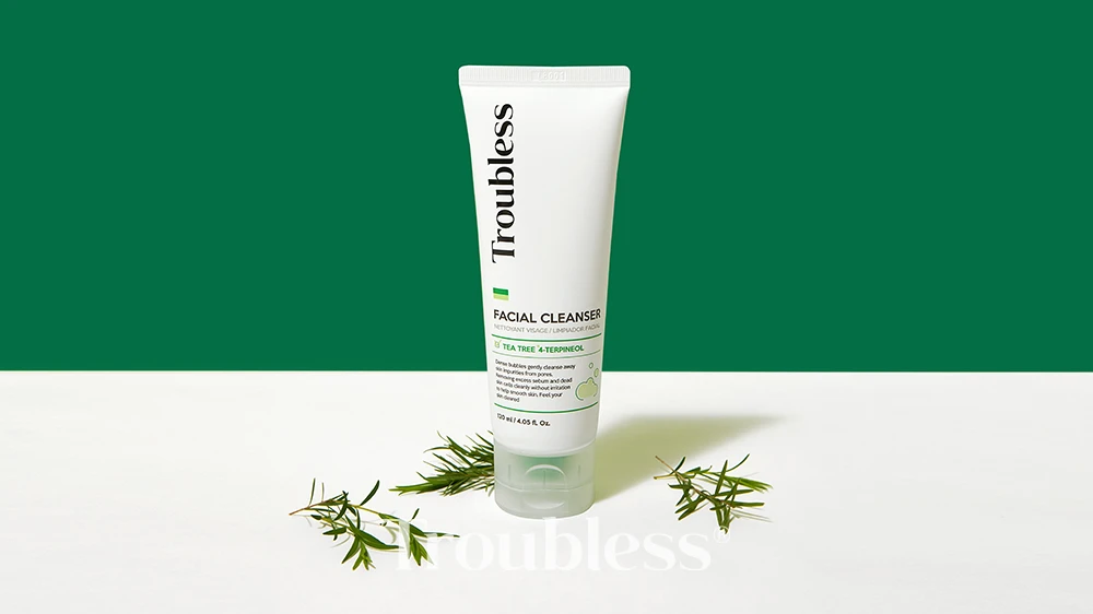 Troubless Facial Cleanser - Modo de uso e ingredientes