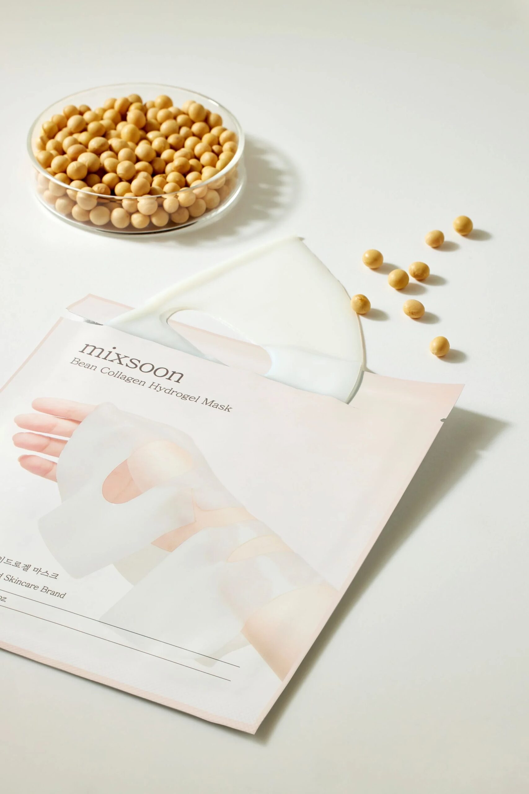 Mixsoon Bean Collagen Hydrogel Mask Pack - Modo de uso e ingredientes