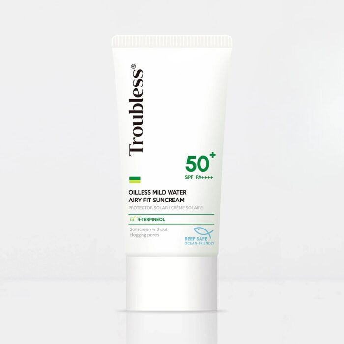 Troubless Oiless Mild Water Airy Fit Suncream 50+SPF PA++++