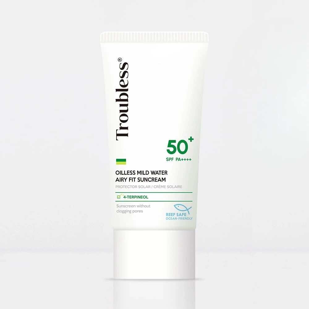 Troubless Oiless Mild Water Airy Fit Suncream 50+SPF PA++++