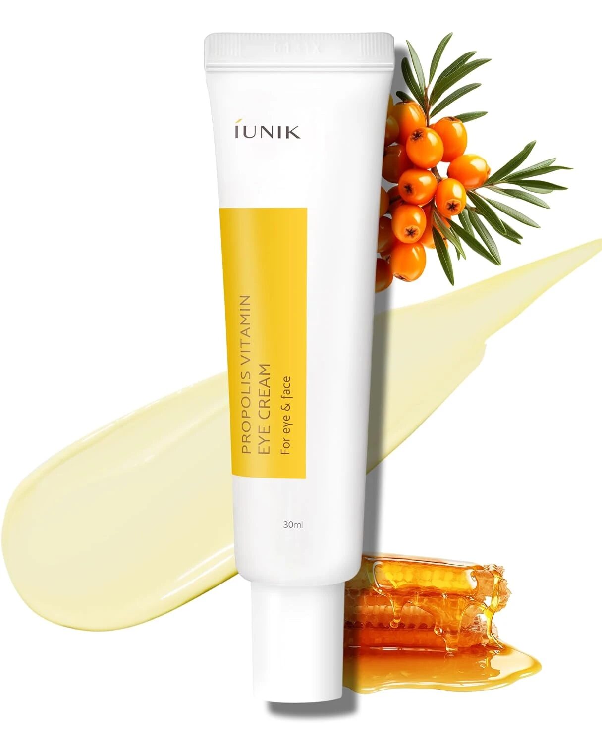 iUNIK Propolis Vitamin Eye Cream - Modo de uso e ingredientes